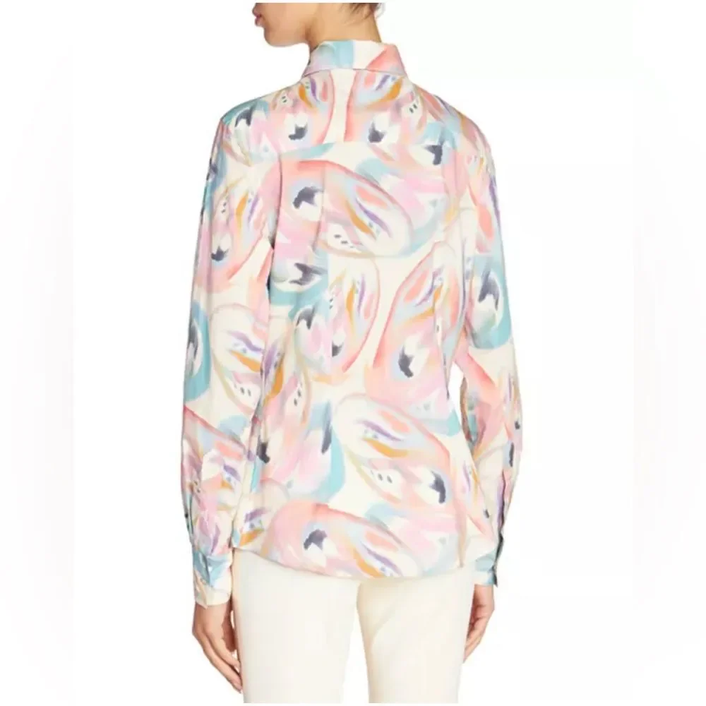 ETRO Milano Printed Button Front Shirt, NWT, Size 46 - Picture 3 of 15